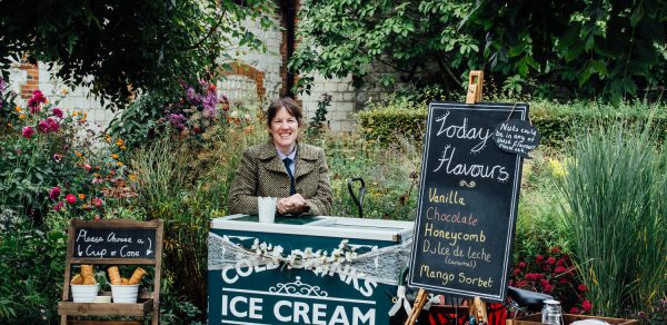 Hire our tricycle for your event! New autumn ice cream flavours available.