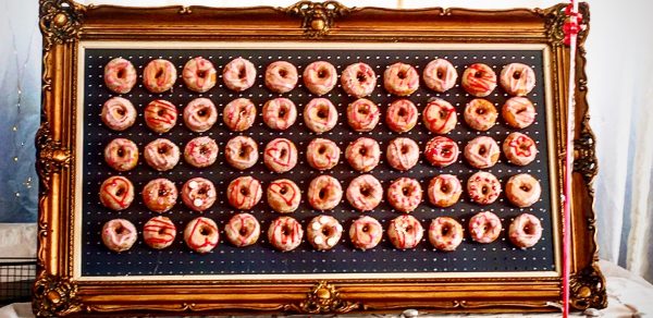 Gold Frame Donut Wall